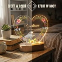 LAMPKA LED Z NADRUKIEM NA SZKLE DLA BABCI I DZIADKA