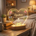LAMPKA LED Z NADRUKIEM NA SZKLE DLA BABCI I DZIADKA