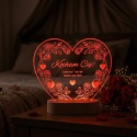 Lampka personalizowana z grawerem - prezent na walentynki dla niej i dla niego