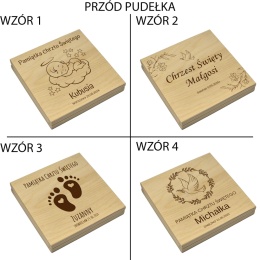 PAMIĄTKA NA CHRZEST CHRZTU ŚWIĘTEGO PUDEŁKO NA PIENIĄDZE 14,5X14,5