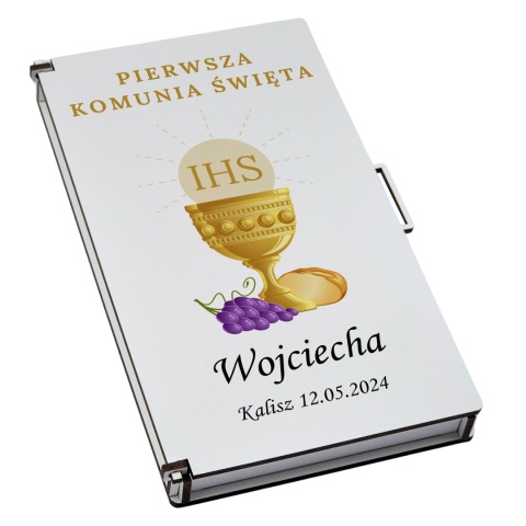 PAMIĄTKA NA KOMUNIĘ - PUDEŁKO NA PIENIĄDZE