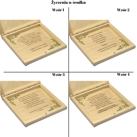 PAMIĄTKA NA KOMUNIĘ ŚWIĘTĄ - PUDEŁKO KWADRAT