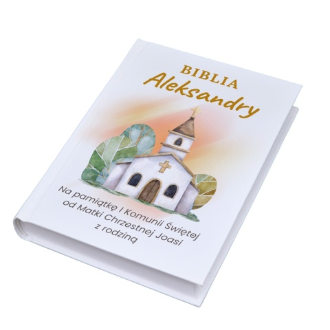 PERSONALIZOWANA BIBLIA NA KOMUNIĘ