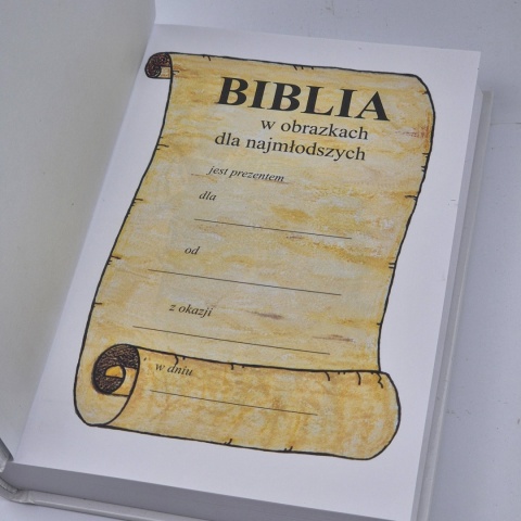 PERSONALIZOWANA BIBLIA NA KOMUNIĘ