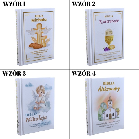 PERSONALIZOWANA BIBLIA NA KOMUNIĘ