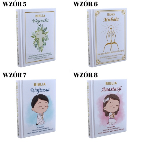 PERSONALIZOWANA BIBLIA NA KOMUNIĘ