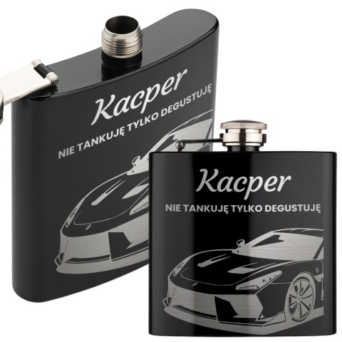 Piersiówka dla kierowcy - wyjątkowy prezent z grawerem