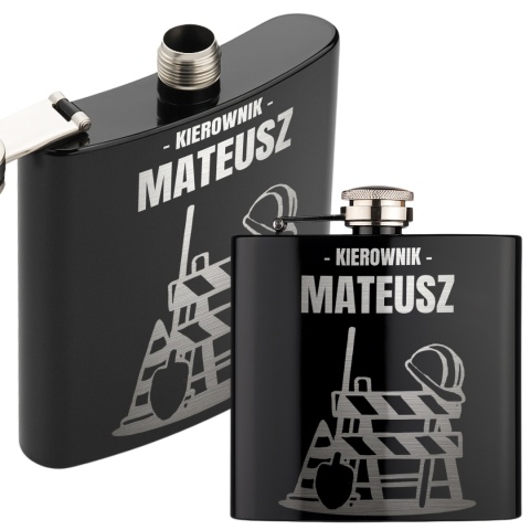 Piersiówka dla kierownika budowy - wyjątkowy prezent z grawerem
