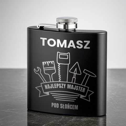 Piersiówka grawerowana - prezent dla każdego majstra