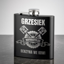 Piersiówka motocyklowa z grawerem - wyjątkowy prezent