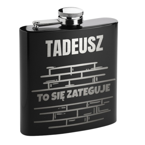 Piersiówka z grawerem dla budowlańca - wyjątkowy prezent