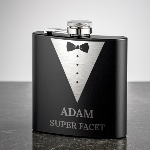 Piersiówka z grawerem dla mężczyzny - elegancki prezent