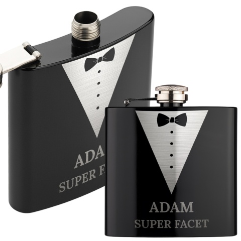 Piersiówka z grawerem dla mężczyzny - elegancki prezent