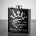 Piersiówka z grawerem - idealny prezent dla mechanika