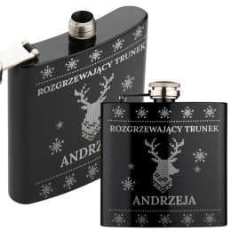 Piersiówka z grawerem na święta - wyjątkowy prezent