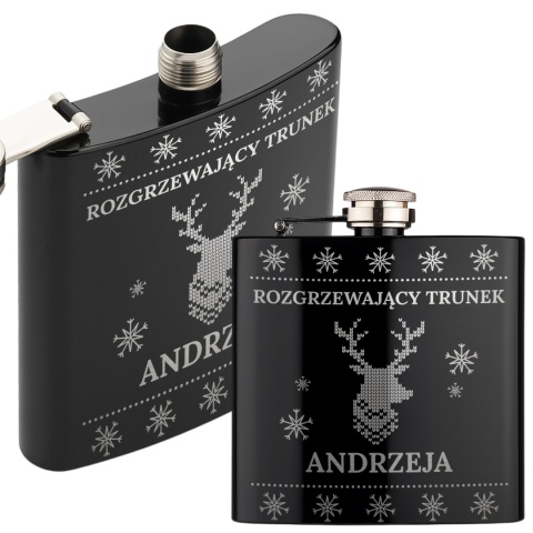 Piersiówka z grawerem na święta - wyjątkowy prezent