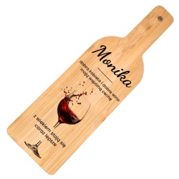 ZESTAW DO WINA W BAMBUSOWYM ETUI - AKCESORIA DO WINA PREZENT DLA KOBIETY