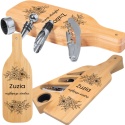 Zestaw do wina w bambusowym etui - prezent dla siostry