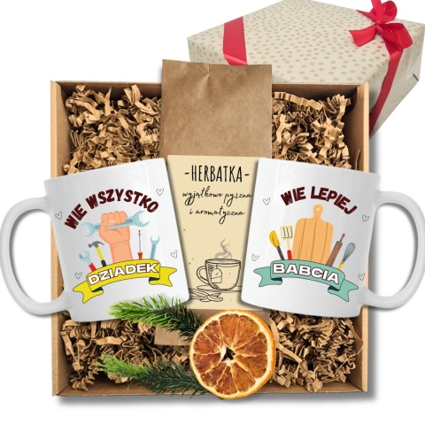 ZESTAW PREZENTOWY DLA BABCI I DZIADKA