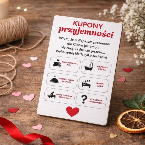 Zestaw DOBRZE, ŻE JESTEŚ kubek kupony miłości