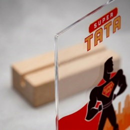 Personalizowana Statuetka Super Tata na Dzień Ojca