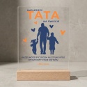 Personalizowana statuetka Najlepszy Tata z dziećmi na Dzień Ojca