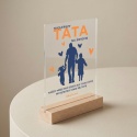 Personalizowana statuetka Najlepszy Tata z dziećmi na Dzień Ojca