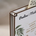 Personalizowane pudełko na pieniądze na ślub z motywem tańczącej pary