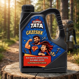 Personalizowany Zestaw Narzędzi Kanister Super Tata na Dzień Ojca