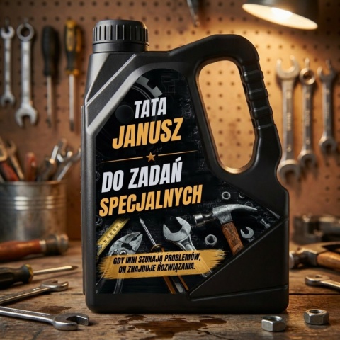 Personalizowany Zestaw Narzędzi Kanister dla Taty na Dzień Ojca