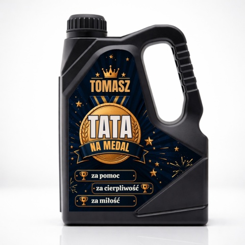 Personalizowany Zestaw Narzędzi Kanister dla Taty na Dzień Ojca