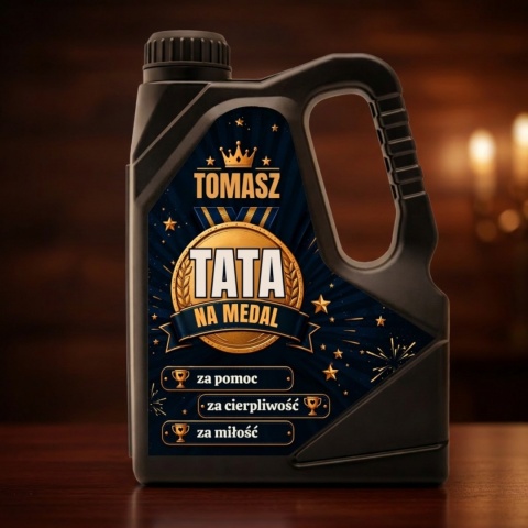 Personalizowany Zestaw Narzędzi Kanister dla Taty na Dzień Ojca