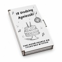Pudełko klasyczne na pieniądze 18 urodziny imprezowy tort
