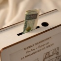Śmieszna Skarbonka Personalizowana na Ślub dla Pary Młodej