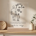 Statuetka SUPER Tata na Dzień Ojca z personalizacją