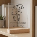 Statuetka SUPER Tata na Dzień Ojca z personalizacją
