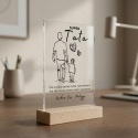 Statuetka SUPER Tata na Dzień Ojca z personalizacją