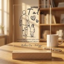 Statuetka SUPER Tata na Dzień Ojca z personalizacją