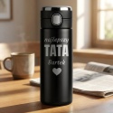 Termos LED 420ml z grawerem dla taty