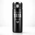 Termos LED 420ml z grawerem dla taty