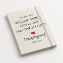 Notes A5 biały Wielkie Serce