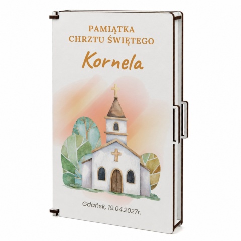 Pamiątka chrztu świętego - Pudełko na pieniądze na Chrzest