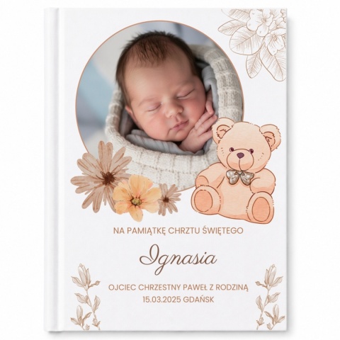Personalizowana Biblia dla dzieci na Chrzest ze zdjęciem