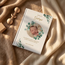 Prezent na chrzest - piękna pamiątka biblia personalizowana dla dzieci ze zdjęciem