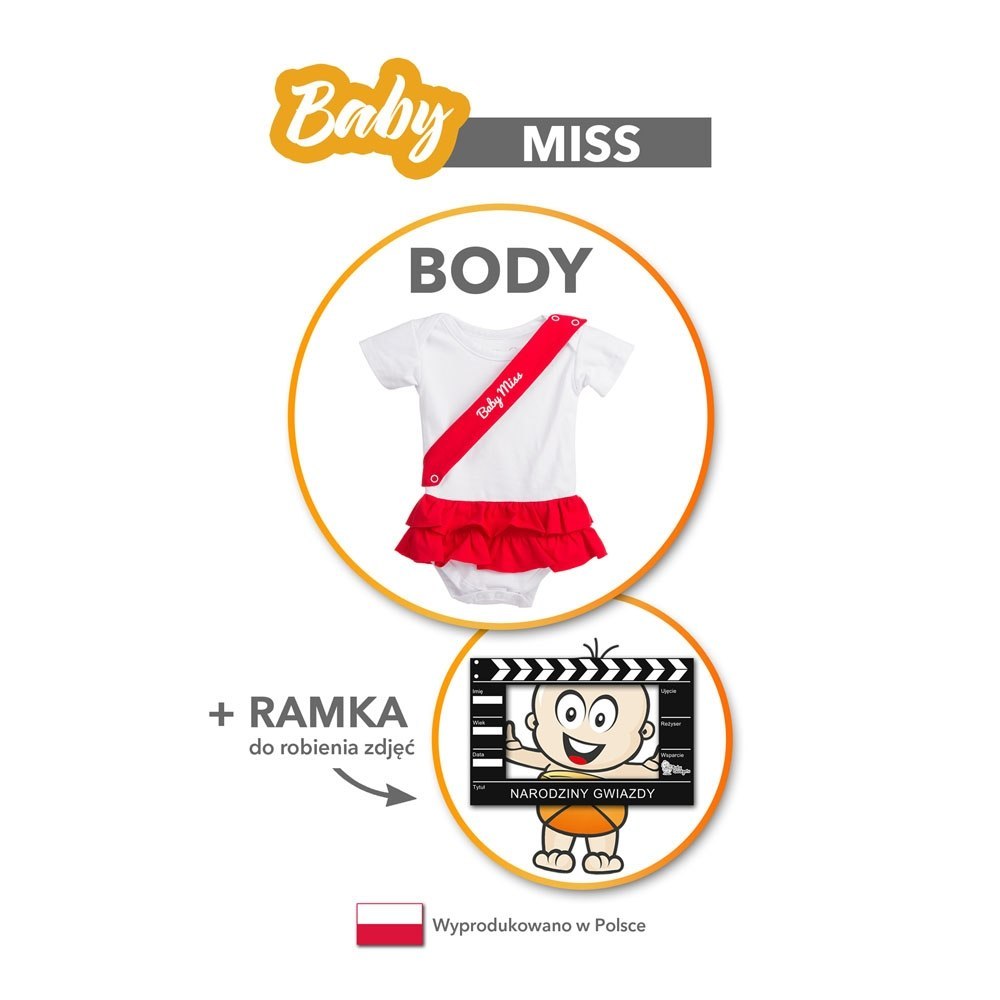 Baby Miss - Body - Rozmiar 68