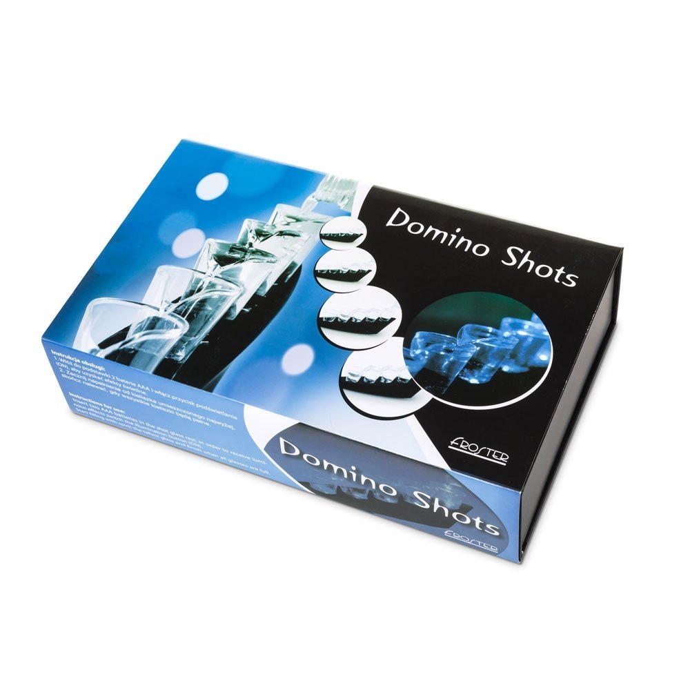 KIELISZKI DOMINO podświetlanie LED KIELISZKI DOMINO podświetlanie LED