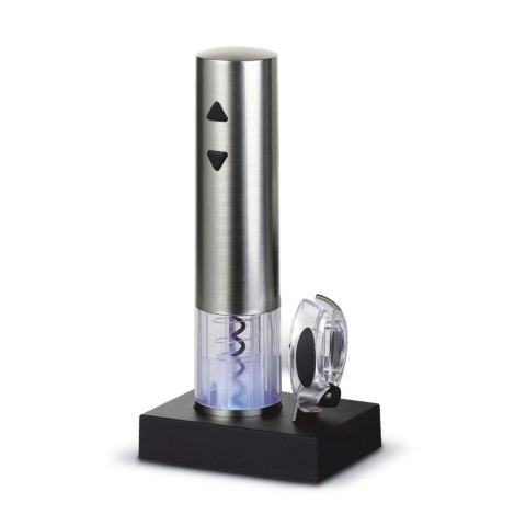 ELEKTRONICZNY KORKOCIĄG DO WINA LED silver twister ELEKTRONICZNY KORKOCIĄG DO WINA LED silver twister