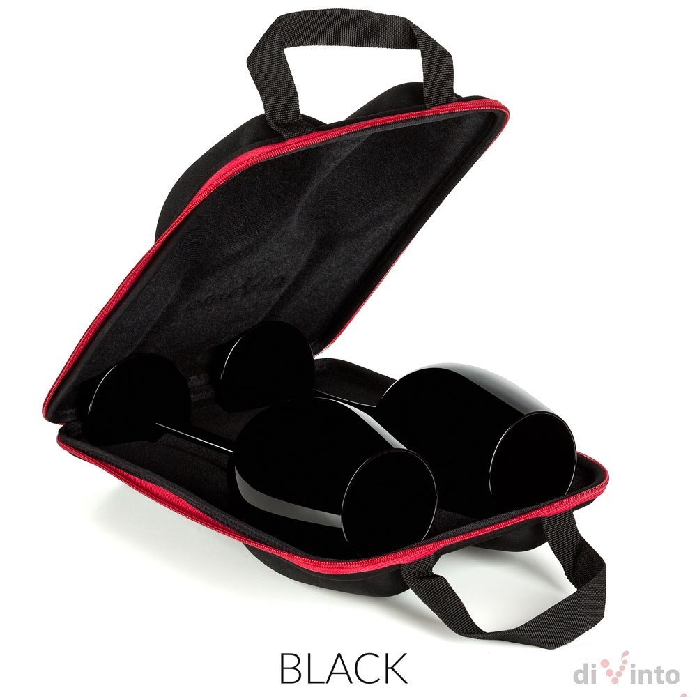 Etui z kieliszkami diVinto - Black Etui z kieliszkami diVinto - Black