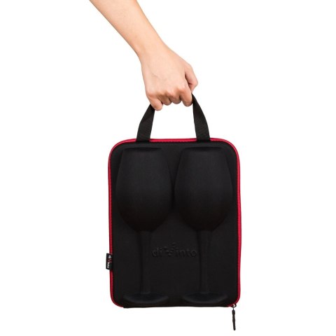 Etui z kieliszkami diVinto - Black Etui z kieliszkami diVinto - Black