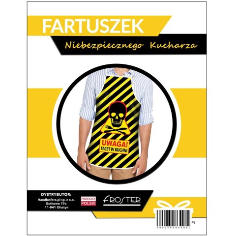 FARTUSZEK NIEBEZPIECZNEGO KUCHARZA "Uwaga facet w kuchni" FARTUSZEK NIEBEZPIECZNEGO KUCHARZA "Uwaga facet w kuchni"